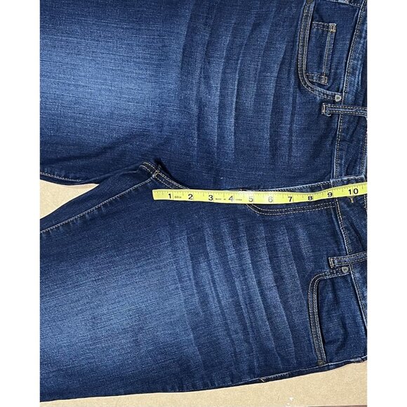 kut from the kloth Women’s Size 14 Jeans Crop Straight Blue Stretch Zipper - Picture 6 of 15